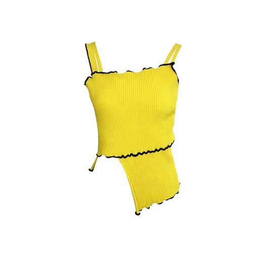 时尚木耳边针织背心 商品图1