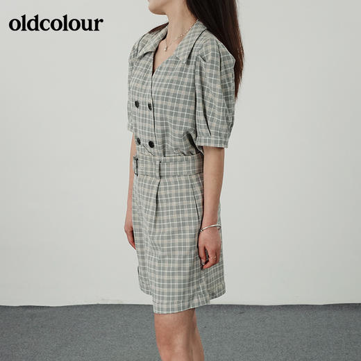 oldcolour夏法式复古收腰显瘦气质西装套装N21141184 商品图2