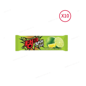【捆绑】海太 青柠檬味棒冰120ml*10 해태 탱크보이모히또120ml*10