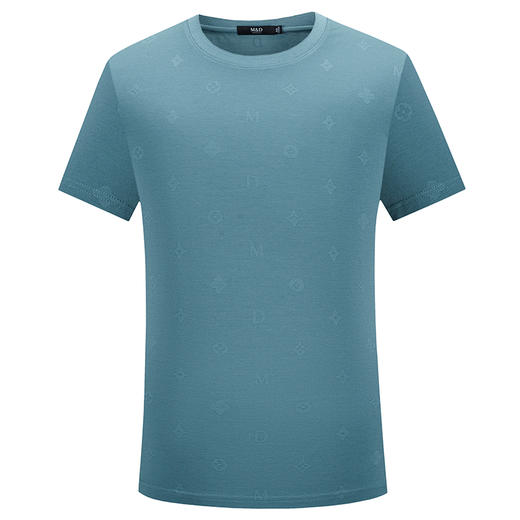 MD名盾酷派丝桑蚕丝速干圆领T恤夏季新款男士休闲棉短袖上衣 商品图4