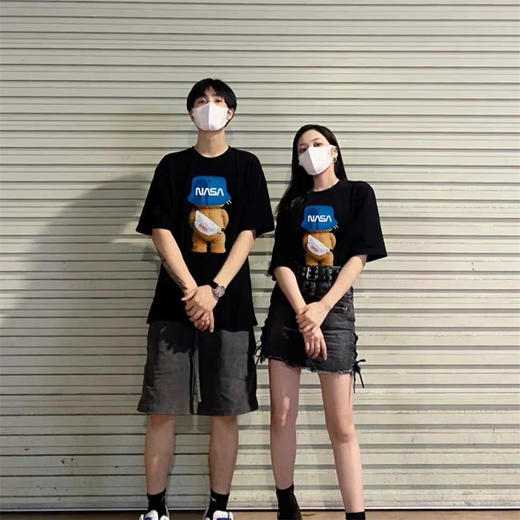 【潮流时尚不掉色】NASA联名潮牌短袖T恤2件 商品图0