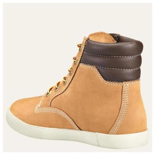 LA现货 最后一双7.5码（38.5码）TIMBERLAND/添柏岚女户外休闲鞋高帮平底舒适耐磨防滑系带 商品图3