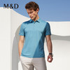 MD名盾桑蚕丝翻领商务休闲短袖polo衫夏季男士薄半袖纯色T恤 商品缩略图1