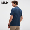 M＆D/名盾桑蚕丝翻领商务休闲男装Polo衫夏季新款纯色短袖T恤男 商品缩略图3