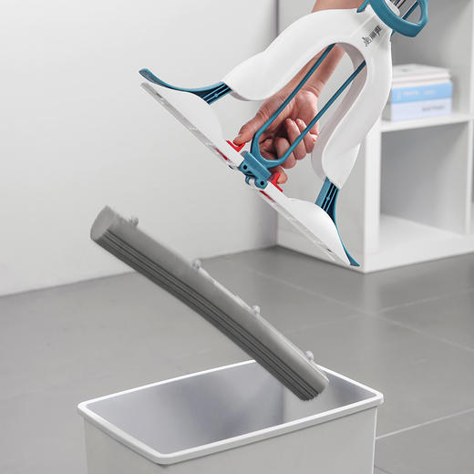 【一键式胶棉拖替换装】美丽雅胶棉拖备件家用吸水海绵头免手洗干湿两用 商品图6