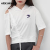 oldcolour21夏设计感抽绳休闲上衣女装T恤N21021163 商品缩略图1