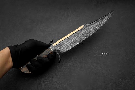 三希堂  现代刀系列  金背博伊  未开刃 商品图3