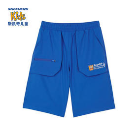 小斯凯奇新款海绵宝宝联名大童运动短裤L222B050