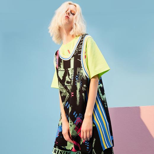 针织提花背心连衣裙 商品图2