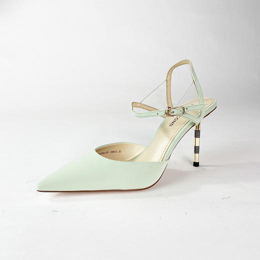 IUIU SECOND 夏季超高跟牛皮尖头后空凉鞋U20AH19461 商品图3