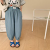 U024 2022夏新款儿童夏季人棉防蚊裤男女童宝宝宽松灯笼空调裤 商品缩略图3