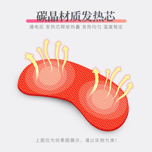USB电加热艾绒眼罩、三档调节智能控温、舒缓眼部疲劳、松紧可调节、可拆卸款、仿真丝艾草蒸汽眼罩、遮光护眼罩 商品图4