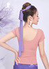 壁虎瑜伽【2205SY175】V领齐腰亲肤短袖（一体式胸垫）（5天发货） 商品缩略图5