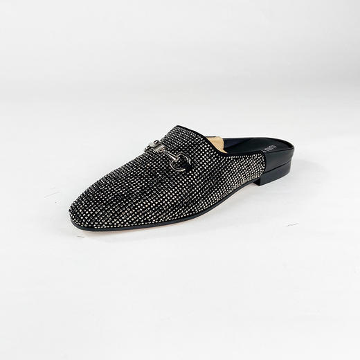 IUIU SECOND Blingbling满钻马衔扣穆勒拖鞋U20AH19491 商品图3