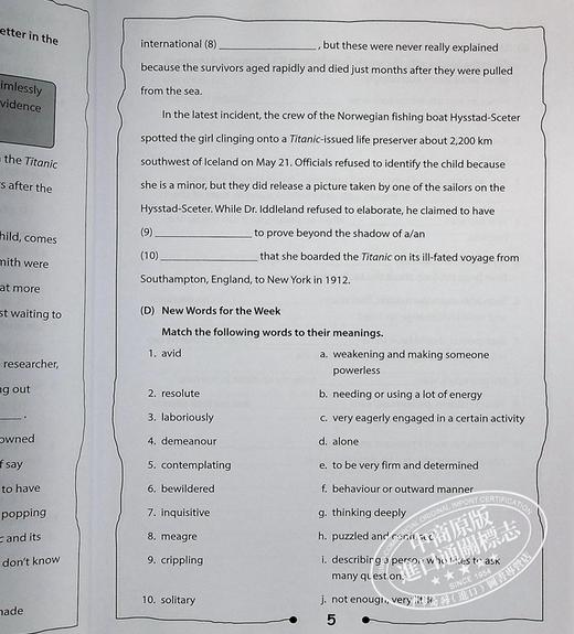 【中商原版】新加坡教辅 小学6年级英语学习3册套装 词汇+完形填空+写作作文 Ace Your Vocabulary/Cloze Passage/Composition Primary6 商品图7