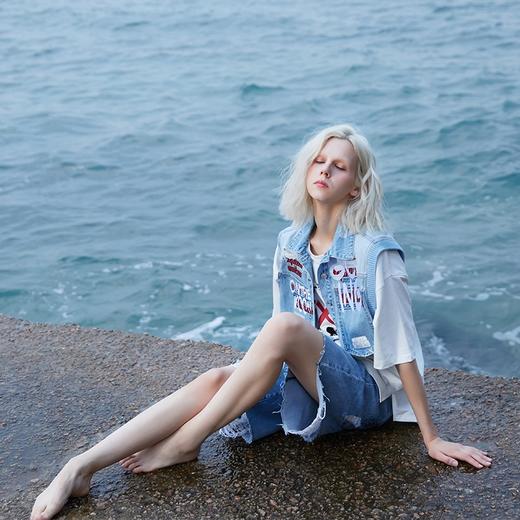 牛仔马甲 商品图2