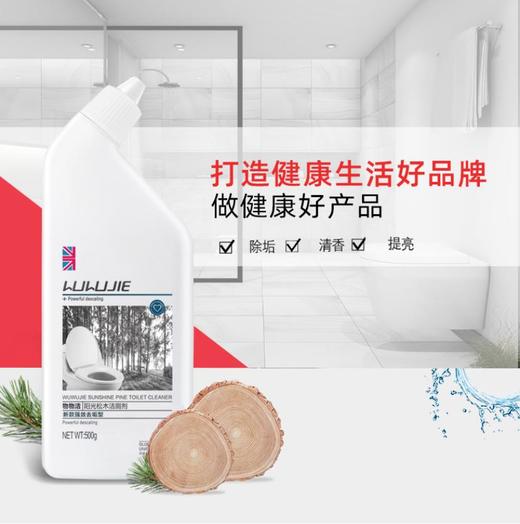 【拍一发三】家用阳光松木马桶清洁剂 卫生间除污垢洁厕液 商品图0