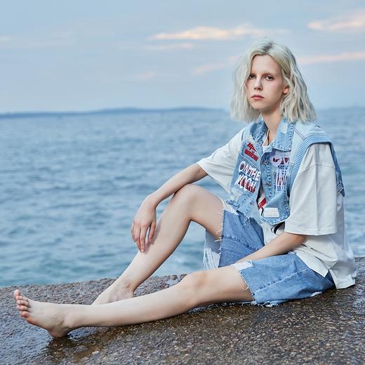 牛仔马甲 商品图3