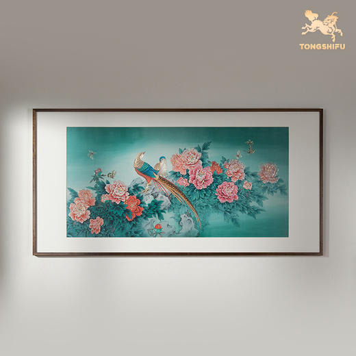 铜师傅 手工錾刻 铜雕画《锦上添花》装饰画 商品图2