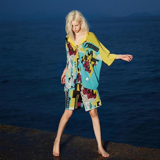 衬衫领提花针织外套 商品图1