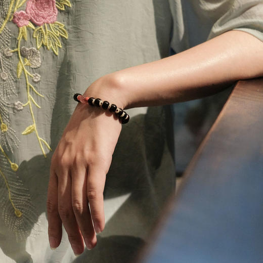 小叶紫檀DIY手串  0.7单圈南红水晶 女士手串  90021497 商品图1