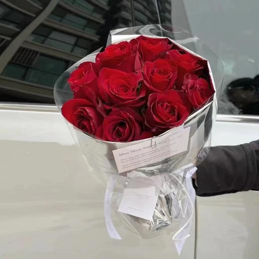 【初见之欢】镜面艺术红玫瑰11支 送老婆女友爱人 商品图0
