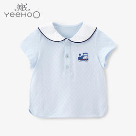 英氏-童衣类（夏）C9英针翻领短套衣