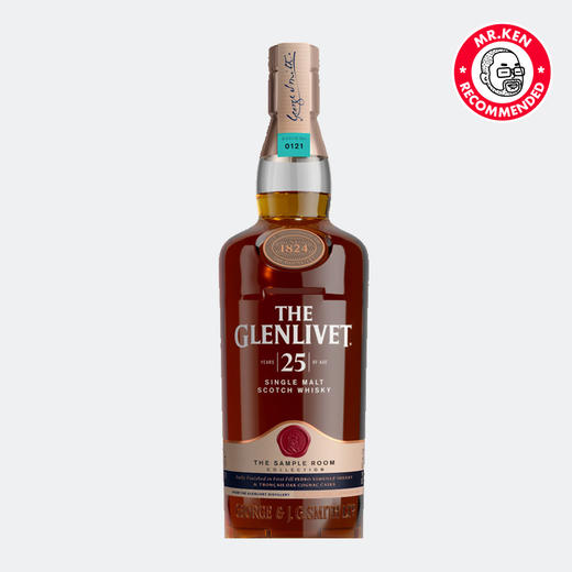 格兰威特（The Glenlivet）25年单一麦芽苏格兰威士忌（风味创造系列）6月发货 商品图1
