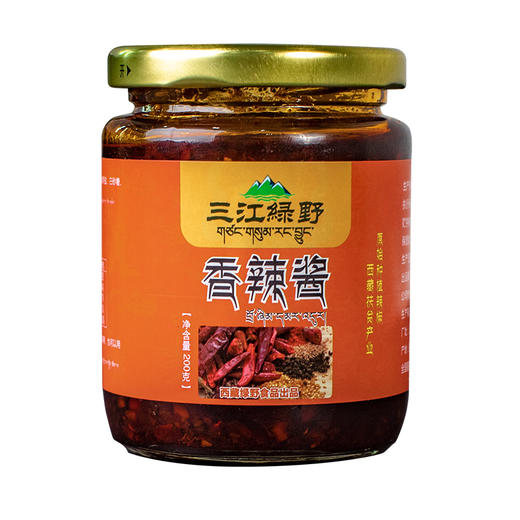 西藏特产  昌都市芒康县  香辣酱   1瓶200g 商品图0