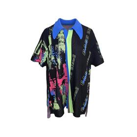 街头提花针织上衣