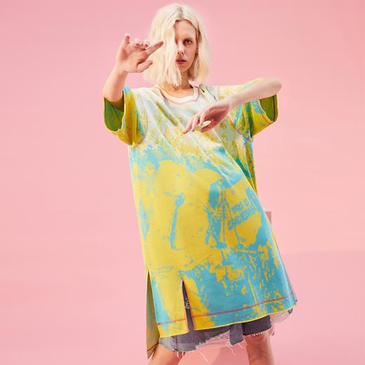 圆领提花针织连衣裙 商品图1