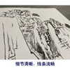 张大千竖幅工笔山水白描底稿-QD07 商品缩略图4