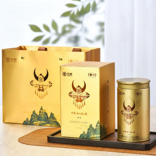 绿茶丨中茶 2022年 湘西黄金绿茶春芽60g/盒 商品图1
