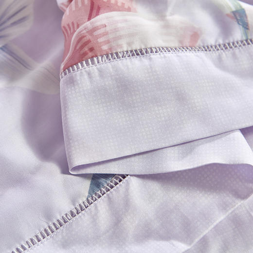 富安娜莱赛尔印花水洗蚕丝夏被/花叶浮绘 商品图2