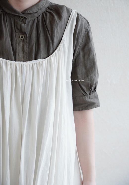 Elsa esturgie米色/炭黑法式背带裙 商品图4