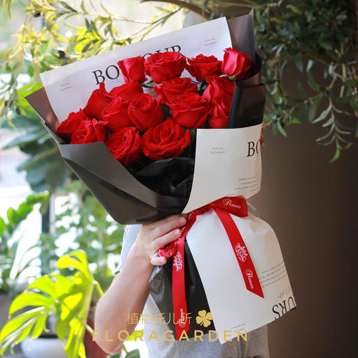 【1号女神】19支红玫瑰花束 商品图1