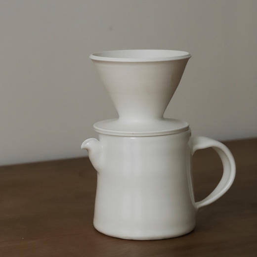 中国 王哲轩 手冲器具套组 陶器 滤杯 茶壶分享壶 咖啡杯 商品图3