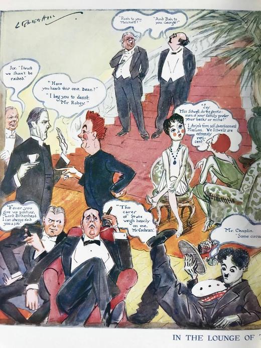 1928年7-12月 英国讽刺漫画杂志《笨拙》 数百幅插图（含彩色） 漆布精装16开 商品图7