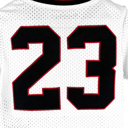 JORDAN/乔丹AJ童装夏男童V领网眼速干篮球服短袖T恤JD2222115透气网布速干篮球运动短裤JDJD2122067 商品图2