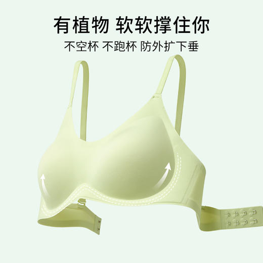 有棵树「3/4植物肉肉杯」聚拢无痕无钢圈内衣女小胸显大文胸E-W790 商品图1