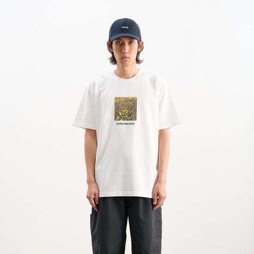 吃茶去chichaqu全棉T恤超级美好花的景观 商品图0