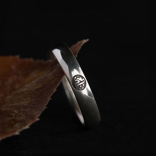 【玺灵阁】十二生肖属相年守护神开口可调节戒指/男女情侣款S925银饰平安对戒 商品图5