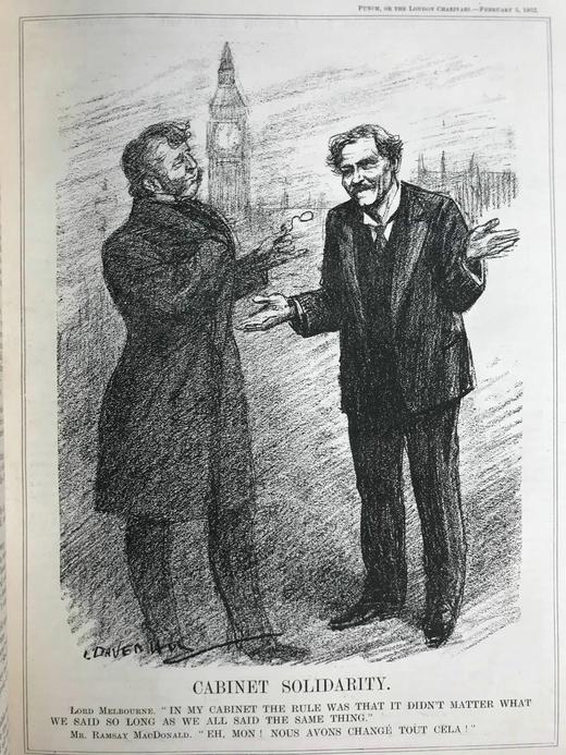 1932年1-6月 英国讽刺漫画杂志《笨拙》 数百幅插图 漆布精装16开 商品图11