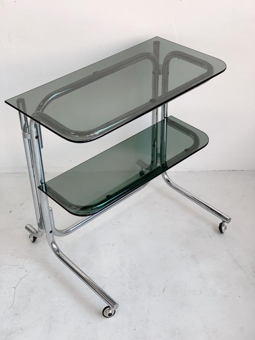 德国70年代包豪斯设计师双层茶几边几书桌 商品图0