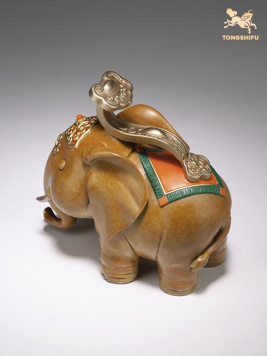 铜师傅 全铜摆件《吉象如意》 铜工艺品 家居饰品 礼品 摆件 商品图3