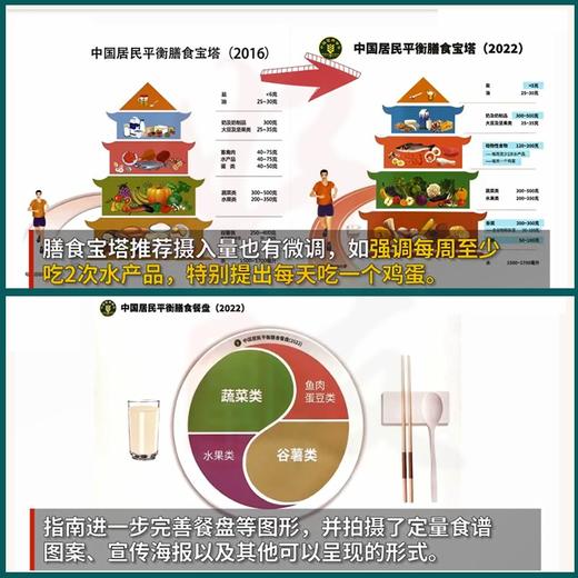 中国居民膳食指南2022+中国学龄儿童膳食指南2022+中国居民膳食指南2016科普版 三本套 居民营养师食物成分与配餐疾病预防医学书籍 商品图1