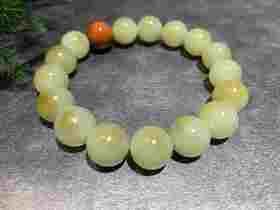 【御珠宫坊】糖黄玉手串