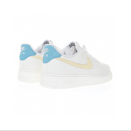 耐克Nike Air Force 1'07 Low Canvas"White/Light Blue/Yellow"空军一号 商品图6