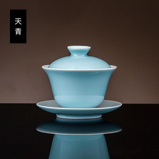 【宝瓷林】颜色釉 三才盖碗 商品图6