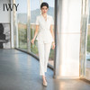 IWY/白色职业西装外套女短袖夏季新款套装设计感面试正装CP1542 商品缩略图4